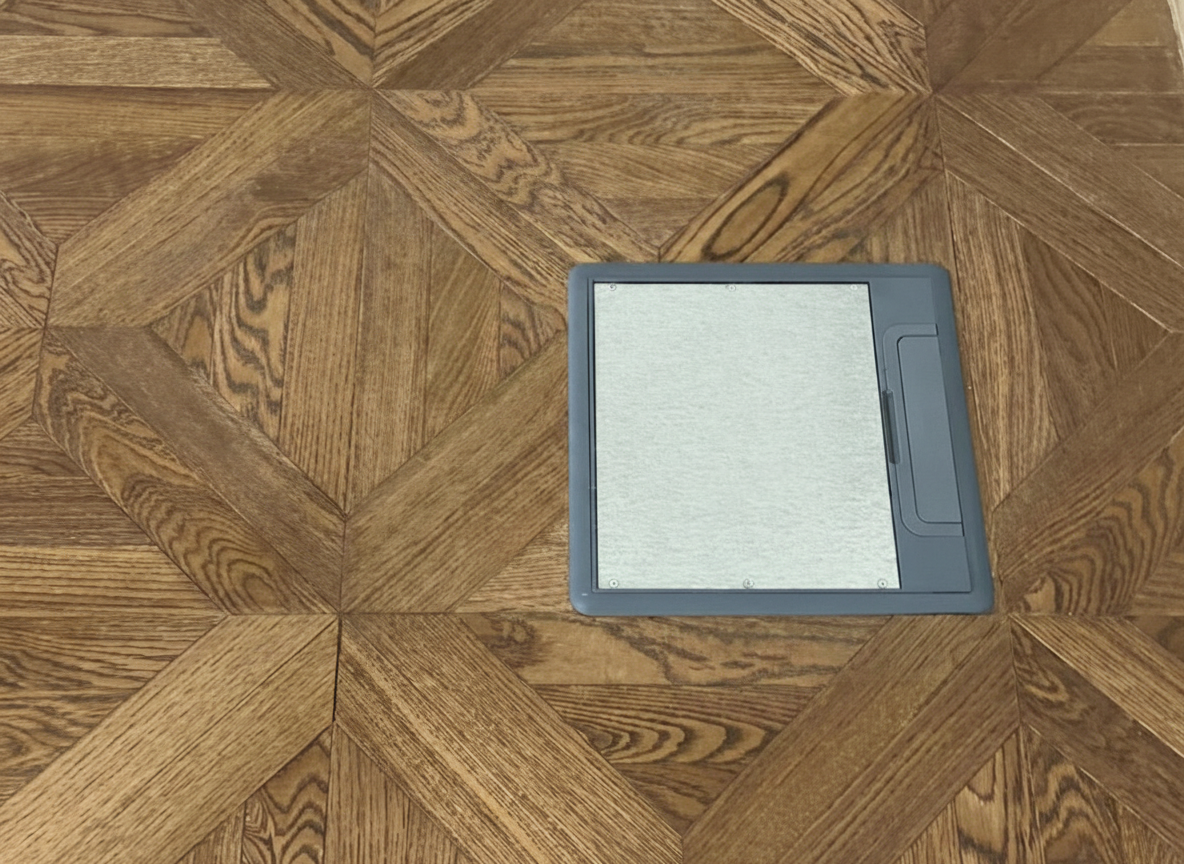 Невидимые лючки в фальшполе МИИТ