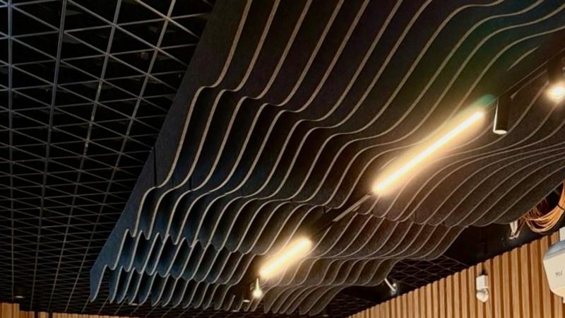 Войлочные баффлы для офиса торгово-строительной компании Войлочные баффлы для офиса торгово-строительной компании