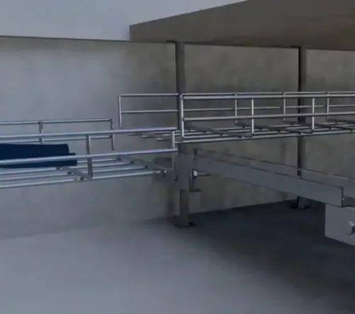 Кабельные лотки под фальшполом