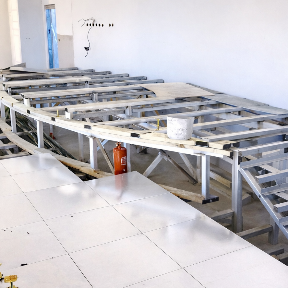 Подиум из фальшпола