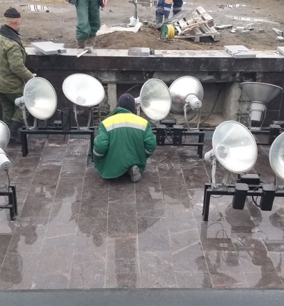 Вазоны на Поклонной Горе