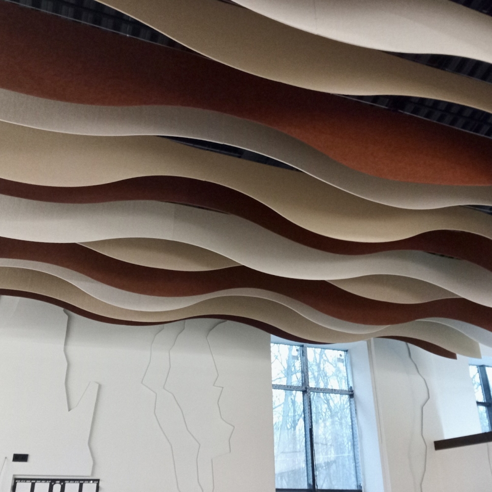 Войлочные баффлы в банном комплексе