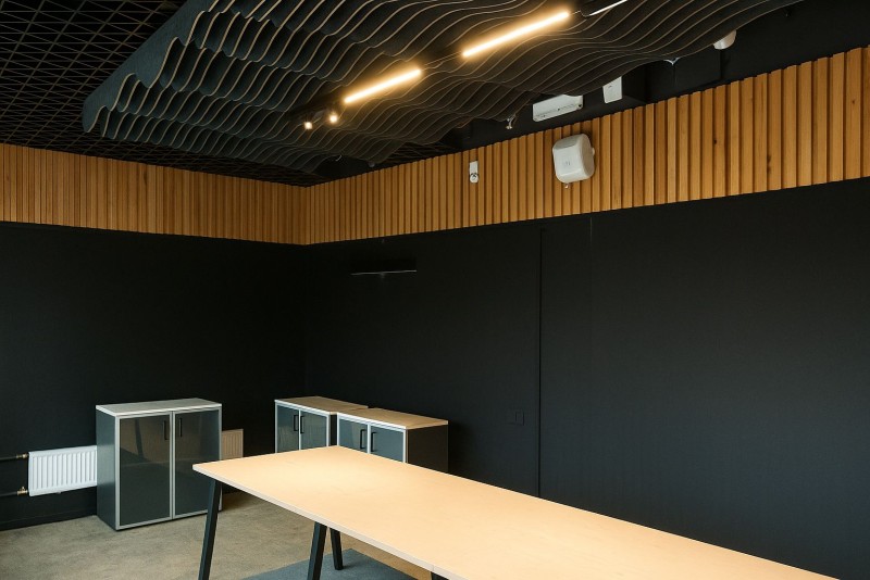 Войлочные баффлы для офиса торгово-строительной компании