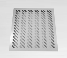 Плита фальшпола вентиляционная из металла K&R Design Metal RAL7040 30P-38/B