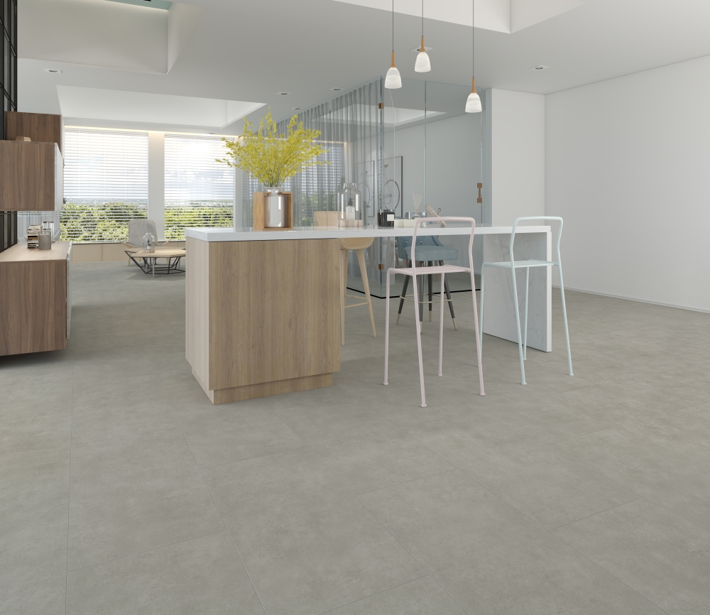 ПВХ плитка KBS floor Loose Lay Medium Concrete VL 89706-013 600х600х4,0/0,55 мм, упак.2,88м2