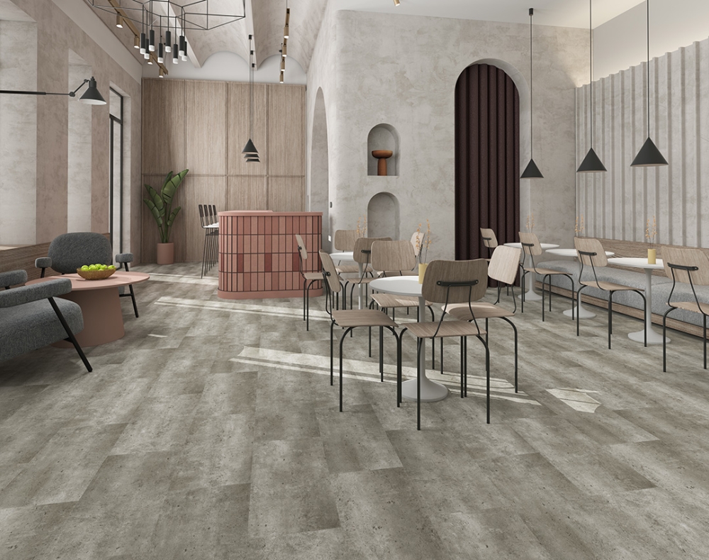 ПВХ плитка KBS floor LooseLay Warm Cement VL 89706-014 600х600х4,0/0,55 мм, упак.2,88м2