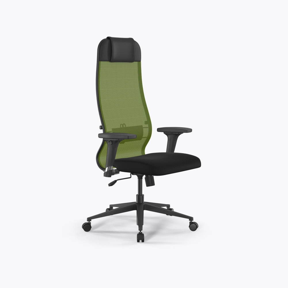 Кресло ErgoLife Set 11/подл.200/осн.Sit 002 (Зеленый-Черный 142.D.1.242)
