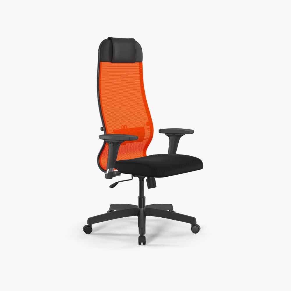 Кресло ErgoLife Set 11/подл.200/осн.Sit 001 (Оранжевый-Черный 141.D.1.222)