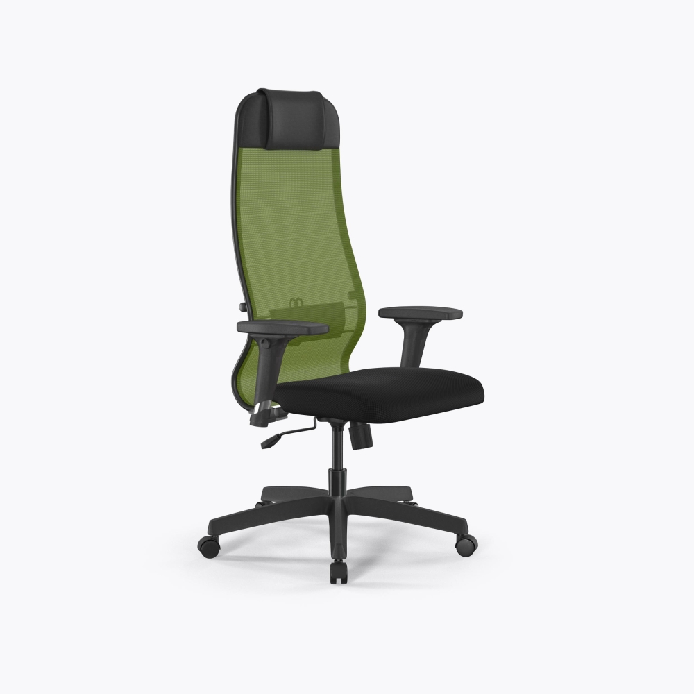 Кресло ErgoLife Set 11/подл.200/осн.Sit 001 (Зеленый-Черный 142.D.1.222)