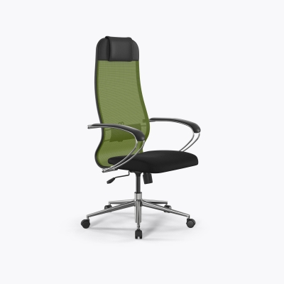Кресло ErgoLife Set 11/подл.131/осн.Sit 052 (Зеленый-Черный 142.16.1.2A3)