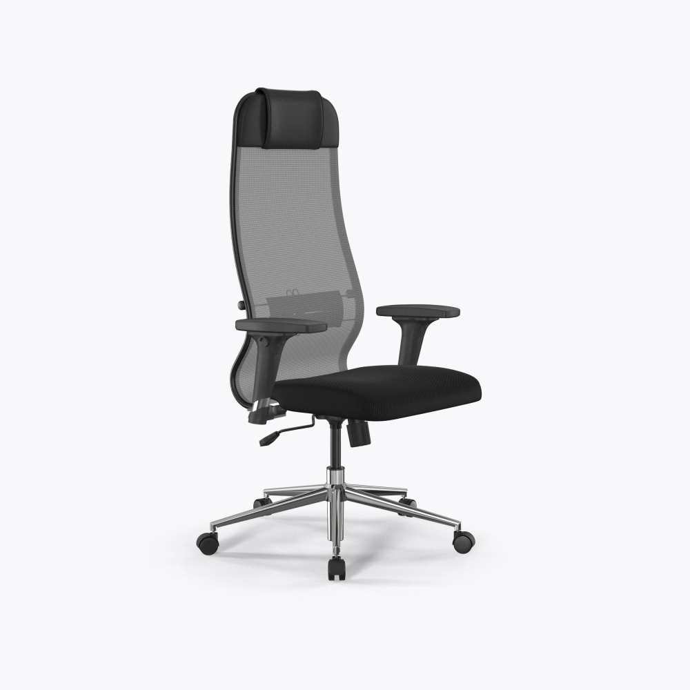 Кресло ErgoLife Set 11/подл.200/осн.Sit 052 (Серый-Черный 187.D.1.2A3)
