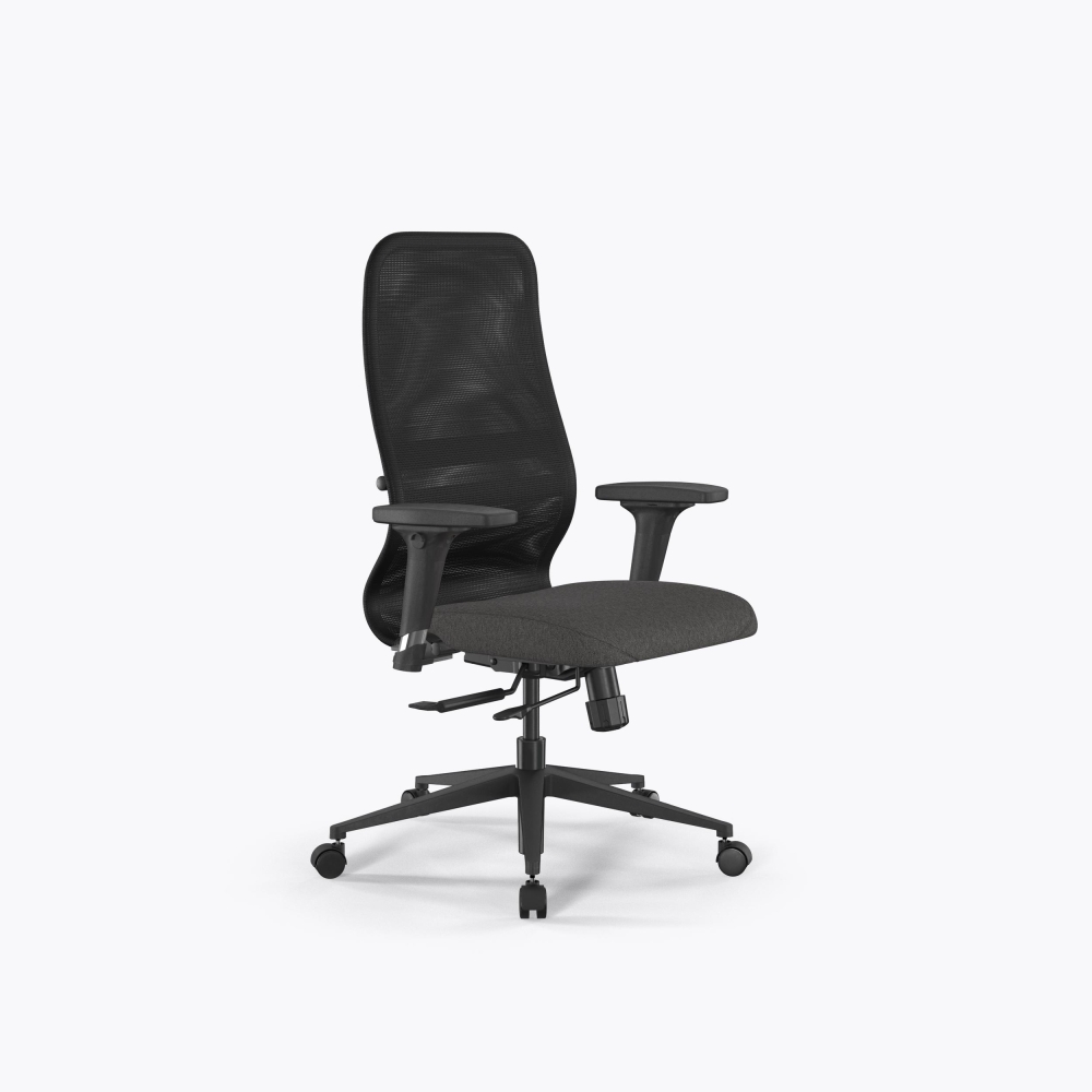 SynchroSit 8 B2-9D - X2+Bahama /Uh00/Wh12/D02P(M18.B11.G19.W02) (Черный-Тем.серый)