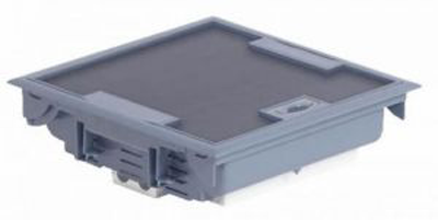 LEGRAND 089606 Напольная коробка на 12 модулей с крышкой под ковровое, паркетное покрытие