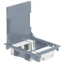 LEGRAND 089620 Напольная коробка на 10 модулей с крышкой из стали с антикорозийным покрытием (с регулируемой глубиной 65мм)