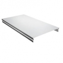 Рейка открытая немецкого дизайна 135х12,5х3000 мм белый матовый (эконом)