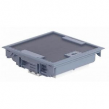 LEGRAND 089616 Напольная коробка на 24 модуля с крышкой под ковровое, паркетное покрытие, серая