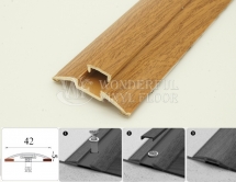Порог с монтажным каналом 42мм*0,9 м, 206 Дуб коньячный