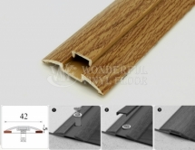 Порог с монтажным каналом 42мм*0,9 м, 211 Дуб рустик