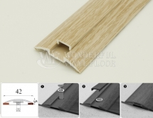 Порог с монтажным каналом 42мм*0,9 м, 213 Дуб северный