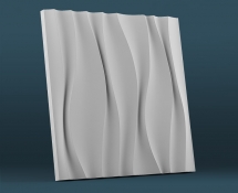 Гипсовые 3D панели стандарт Водопад вертикальный и горизонтальный