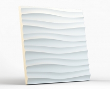 Гипсовые 3D панели стандарт Волна горизонтальная мелкая