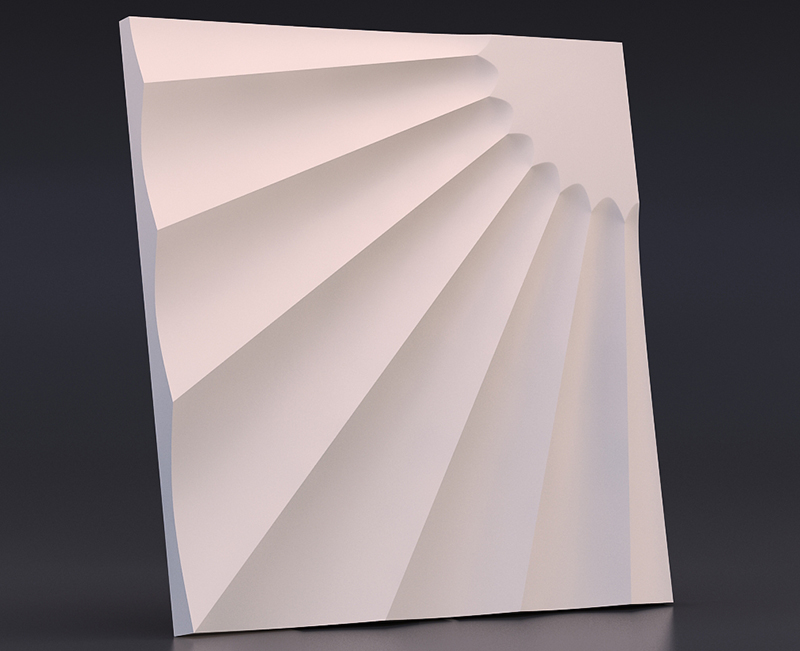 Гипсовые 3D панели стандарт Солярис