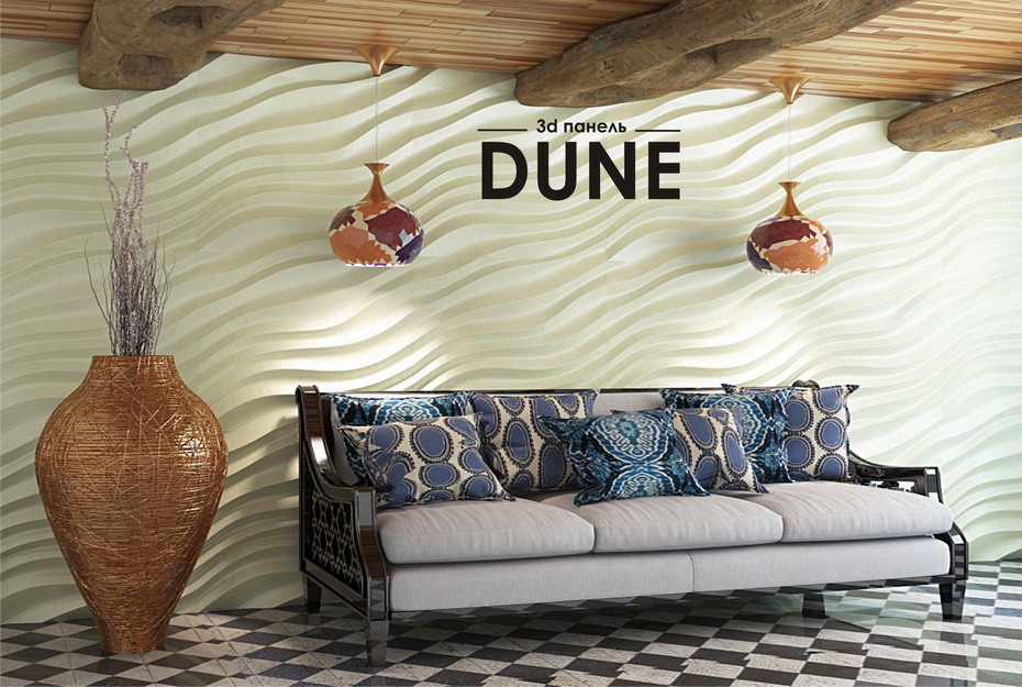 Гипсовые 3D панели Dune