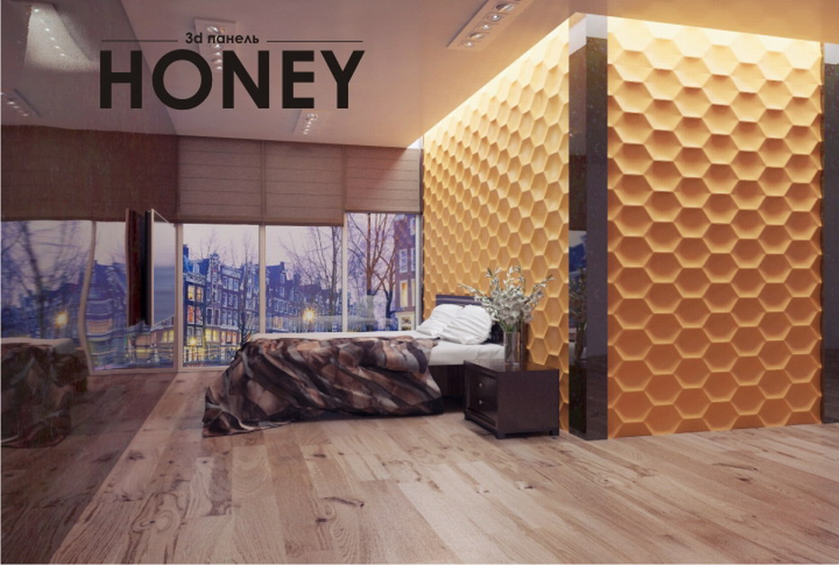 Гипсовые 3D панели Honey
