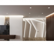 Световые 3D панели RIFINITURA Модульная система Zaha Серия Geometry ZAHA ICE