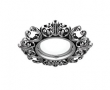 Светильник Gauss Antique CA045 круглый серебро/черный Gu5.3