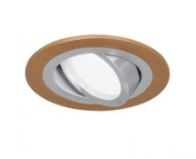 Светильник Gauss Aluminium AL012 круглый золото/хром, Gu5.3