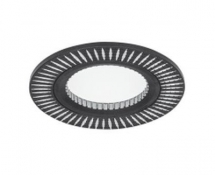 Светильник Gauss Aluminium AL014 круглый черный/хром Gu5.3