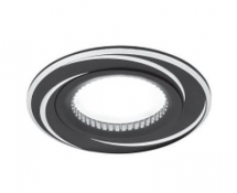 Светильник Gauss Aluminium AL016 круглый черный/хром Gu5.3