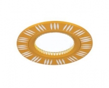 Светильник Gauss Aluminium AL017 круглый золото/хром Gu5.3