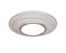 Светильник Gauss Antique CA025 круглый белый/золото Gu5.3