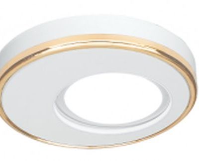Светильник Gauss Aluminium AL004 круглый белый/золото Gu5.3