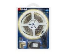 Лента светодиодная Uniel Готовые решения ULS 3528 60Led IP20 12V 4,8W желтый свет