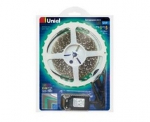 Лента светодиодная Uniel Готовые решения ULS 3528 60Led IP54 12V 4,8W зеленый свет