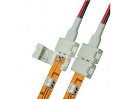 Коннектор Uniel UCX-SD2/B20-NNN WHITE 020 POLYBAG для соединения светодиодных лент 5050 с блоком питания