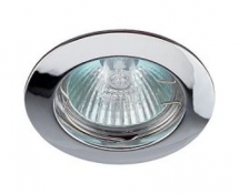 Светильник точечный Эра Kl1 Ch литой Mr16 12В 50Вт хром 253964