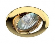 Светильник точечный Эра Kl1A Gd литой поворотный Mr16 12В 50Вт золото 253968