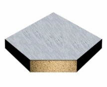 Плита INTERFLOOR 600х600х38 из ДСП низ сталь 0,5 мм -верх ПВХ антистатик (Forbo Emerald)