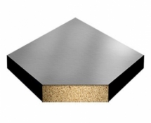 Плита INTERFLOOR 600х600х38 из ДСП низ сталь 0,5 мм - верх сталь 0,5 мм