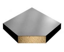 Плита INTERFLOOR 600х600х28 из ДСП низ Сталь 0,5мм - верх Сталь 0,5мм