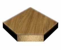 Плита INTERFLOOR 600x600x38 из ДСП низ сталь 0,5мм - верх Дизайн плитка LG Decotile