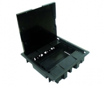 Люк напольный Efapel 83008 CAT  16 модулей (8 розеток 45х45мм), антрацит