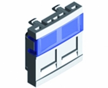 Вставка для 2-х модулей под RJ-45 кат.5e UTP , белая (45971 SBR)