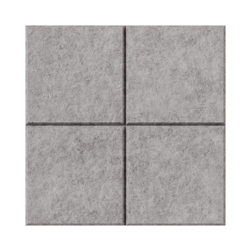 Квадратная панель большая с разбивкой на квадраты, фаска по периметру Плейн F003.014