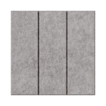 Квадратная панель большая с разбивкой на три полосы, фаска по периметру Плейн F003.015