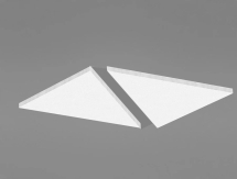 Акустическая панель остров K&R Design OST Треугольник 1000х1000х40 мм Ral 9003